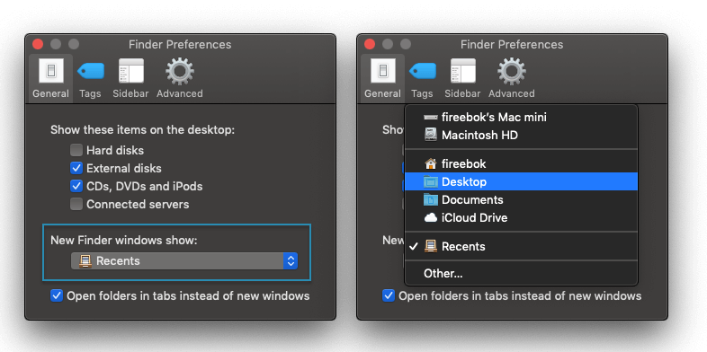mac disc cleaner preferences